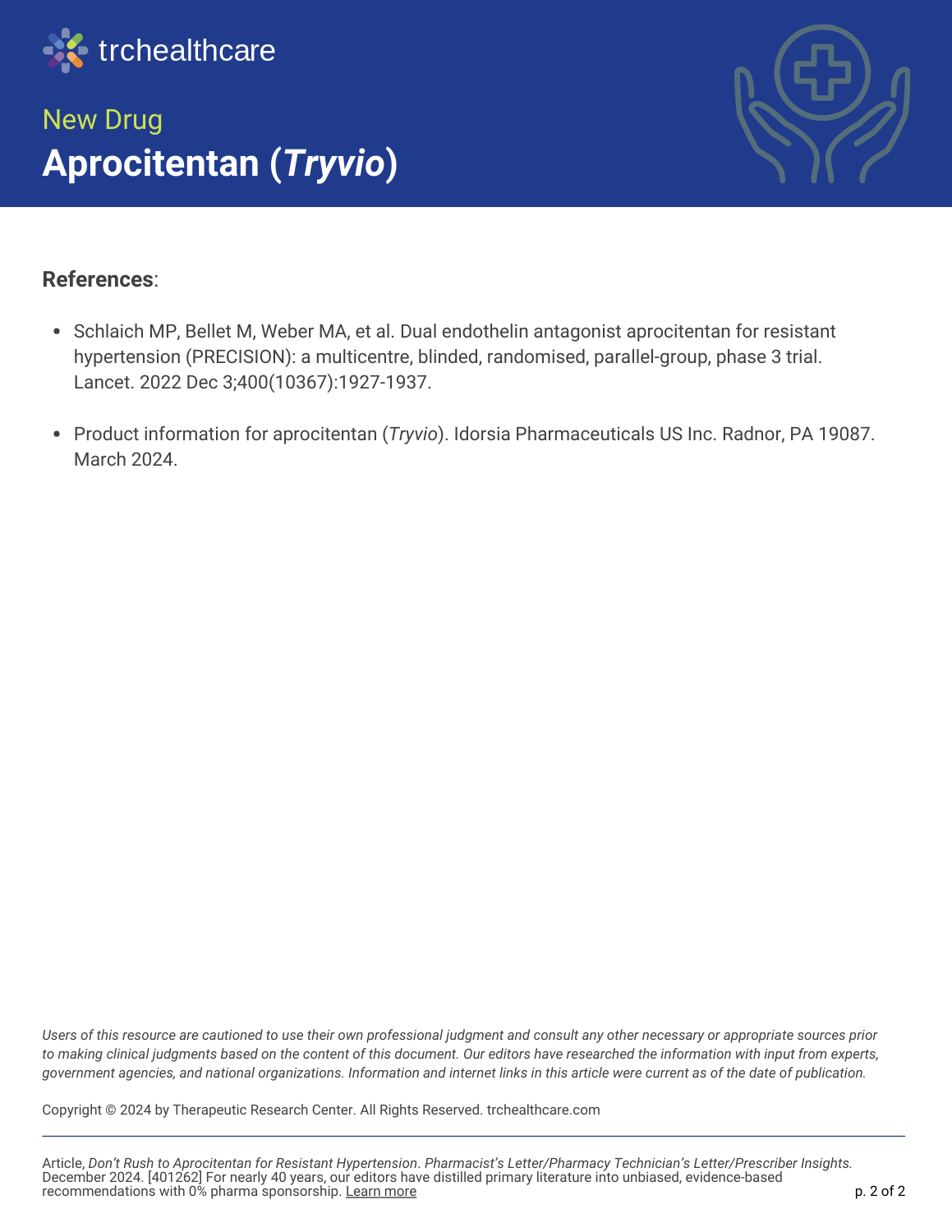 Aprocitentan (Tryvio)